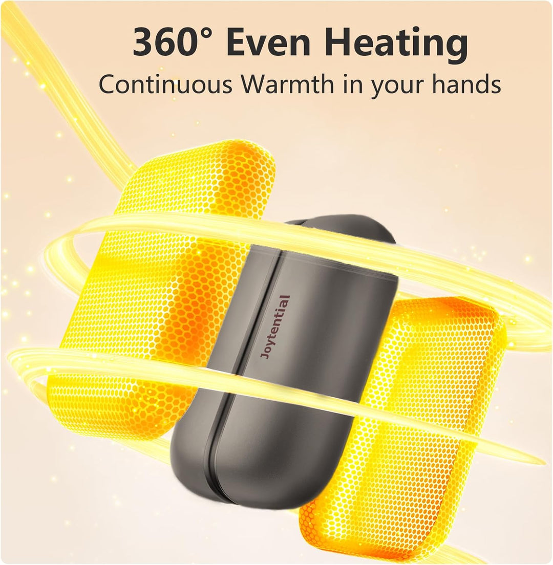 Handwärmer Taschenwärmer Elektrisch, 10000mAh 2 in 1 Handwärmer Tragbar Magnetisch, 3 Wärmestufen, T