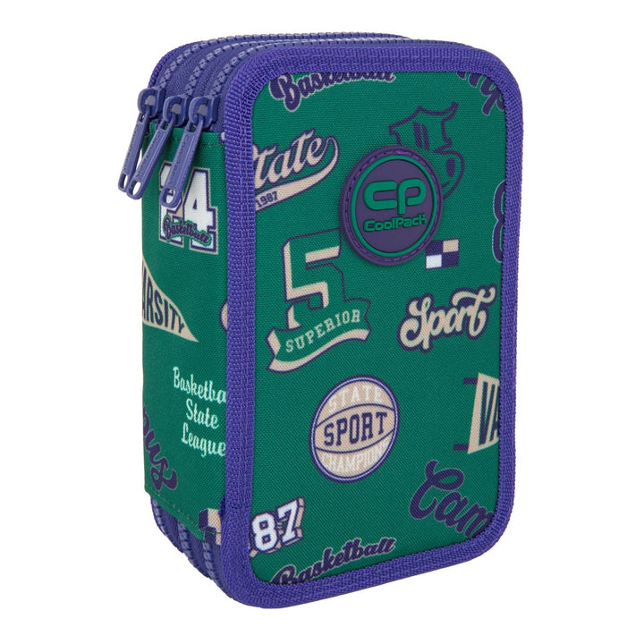CoolPack XXL Federtasche Federmappe 3-Fach Schulstiftetui, dreifaches Federmäppchen, Federmäppchen f