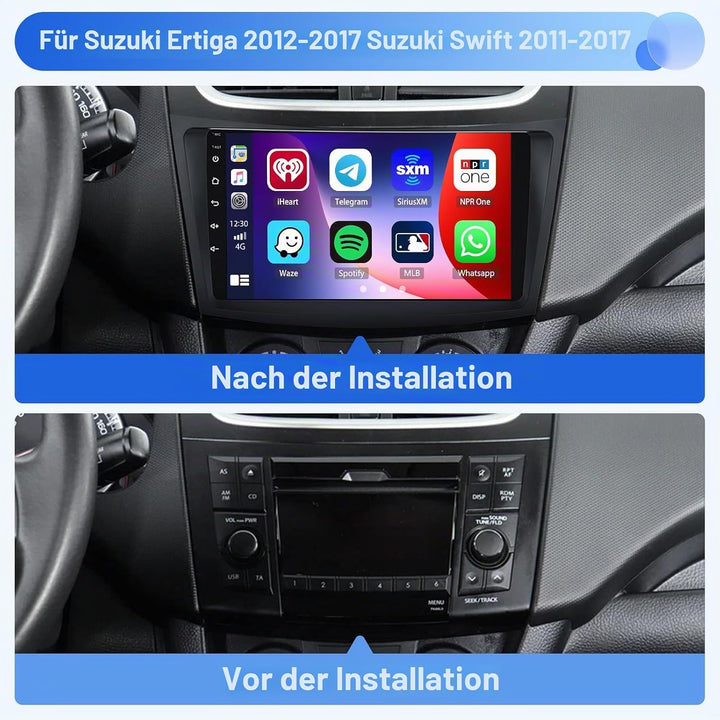 Inefala Android 15 Autoradio für Suzuki Ertiga 2012-2017 Suzuki Swift 2011-2017 4+64G mit Wireless C
