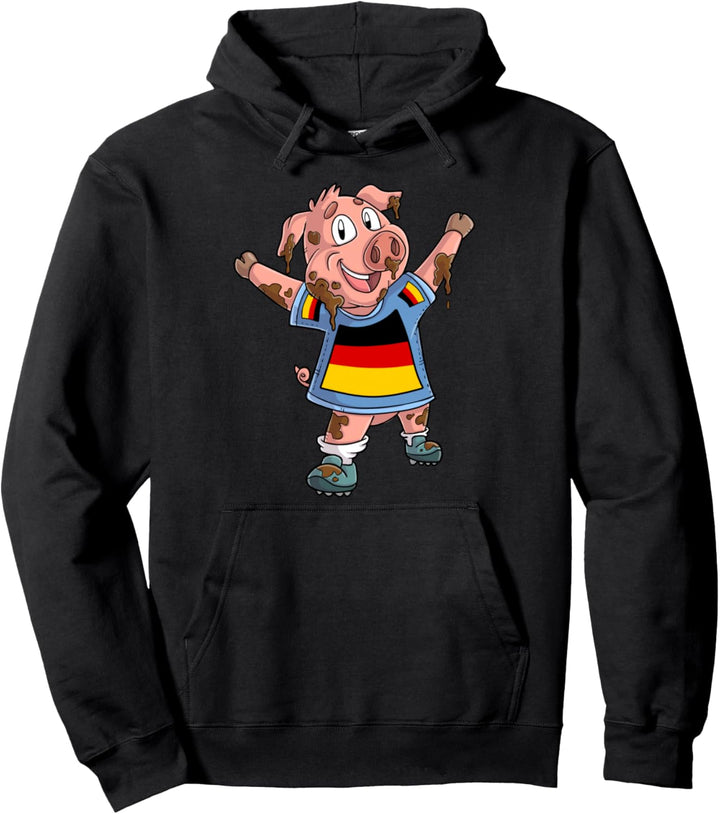 Fan Schwein Deutschland Pullover Hoodie