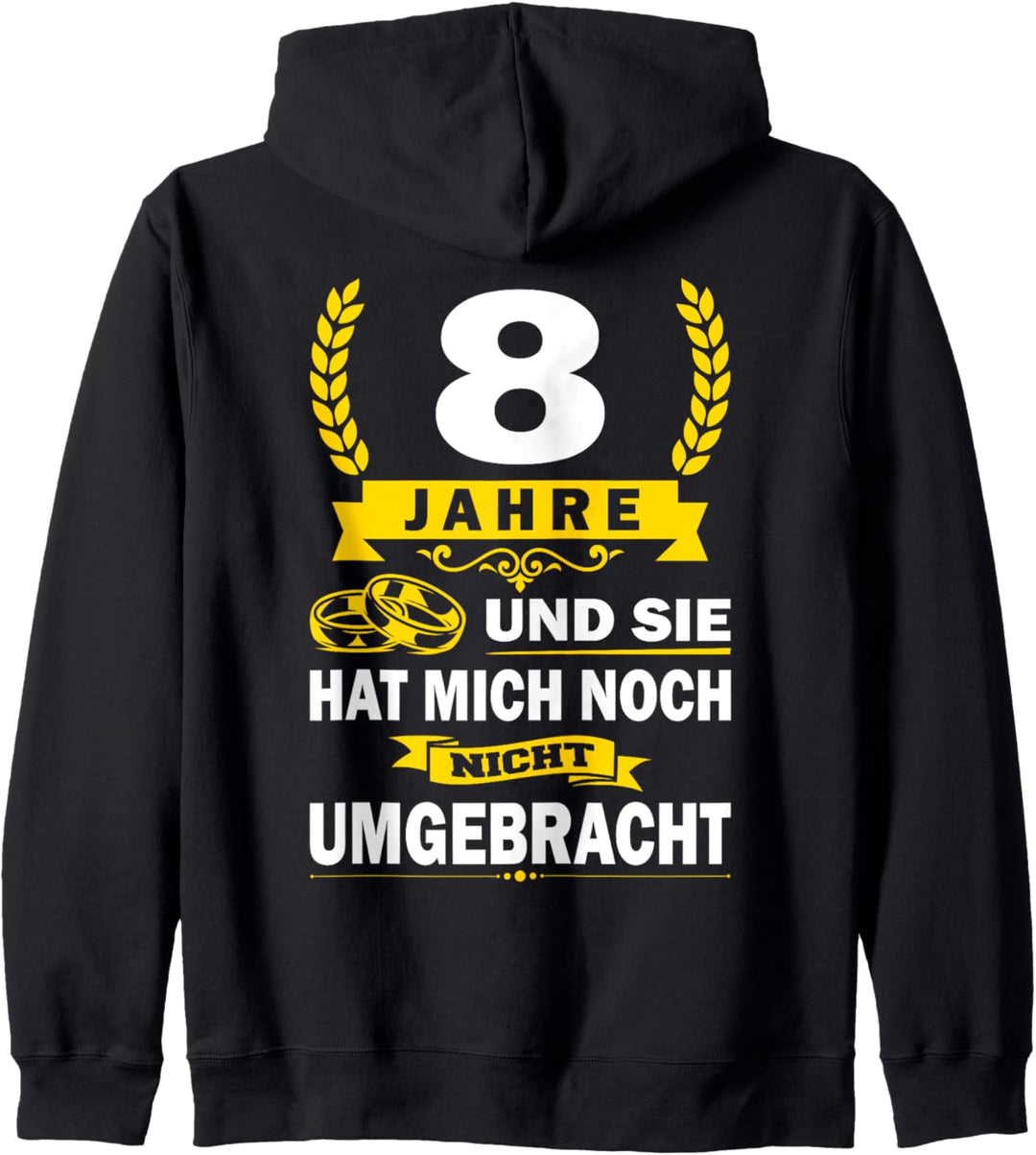 8 Jahre Ehe Blecherne Hochzeit Hochzeitstag Partnerlook Kapuzenjacke