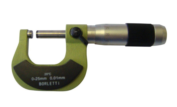 Borletti MELN/1W Mikrometer für Aussen, Messbereich 0-25mm