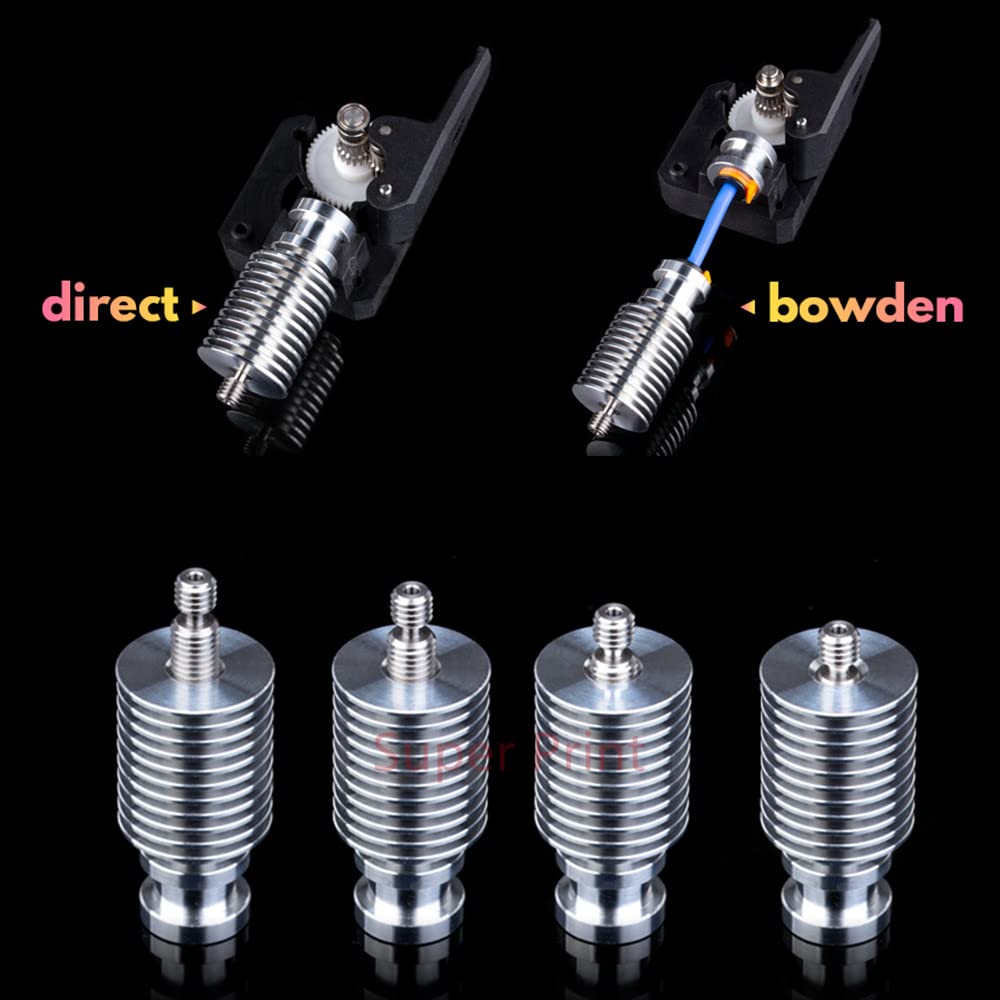 Super Print V6 Hotend 12V 40W Remote Bowen Print J-Head Hotend Titanium Alloy HeatBreak Cooling Fan