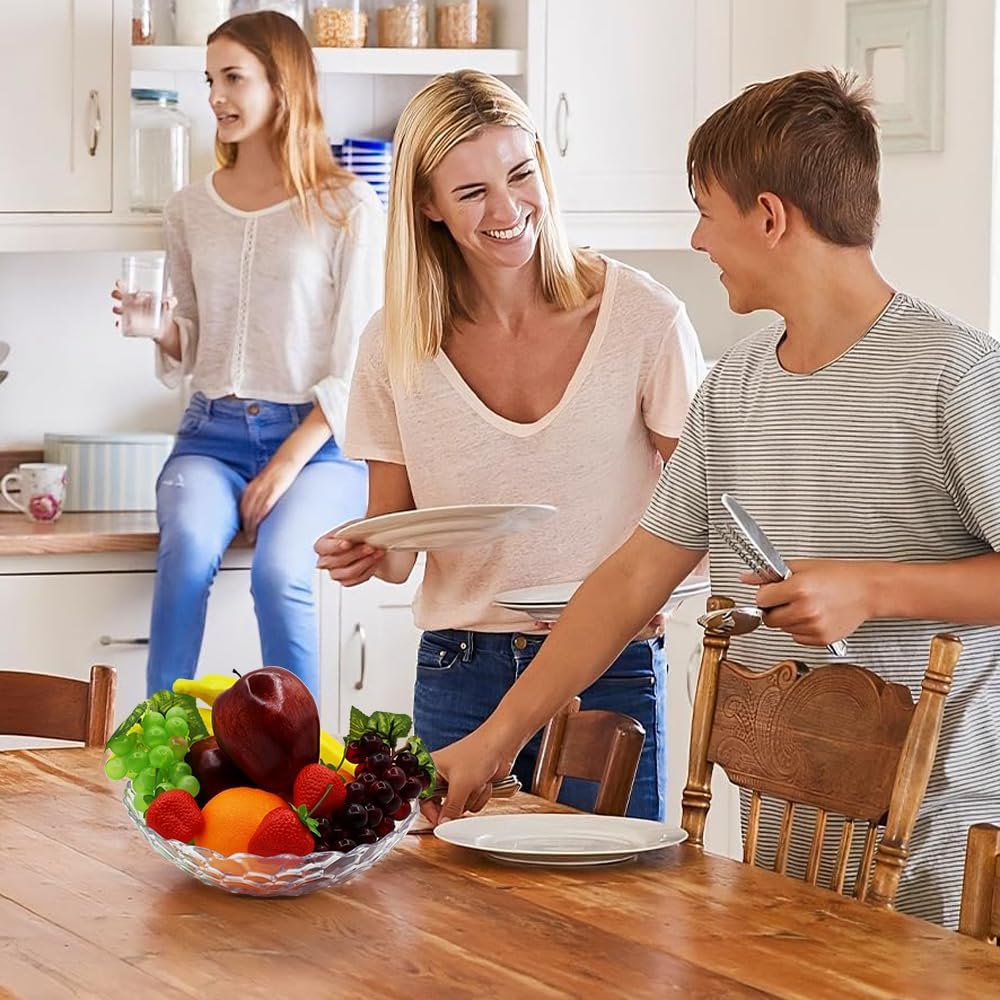 Künstliche Früchte, Kunststoff, Schaumstoff, künstliche Äpfel, Bananen, Orangen, Erdbeeren, Trauben