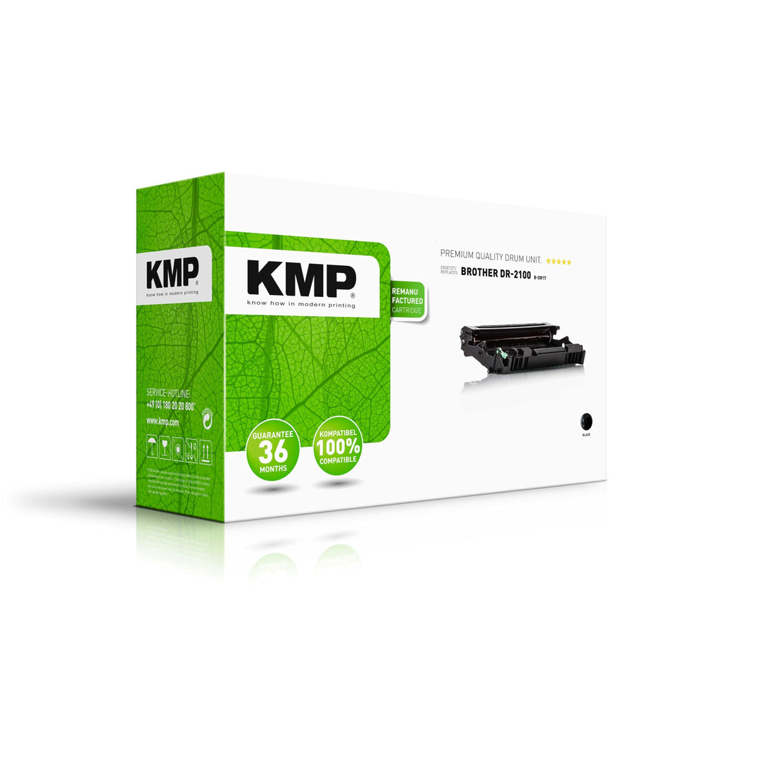 KMP Trommeleinheit passend für Brother DR-2100/406841 Schwarz - für Brother HL-2140, DCP-7030, MFC-7