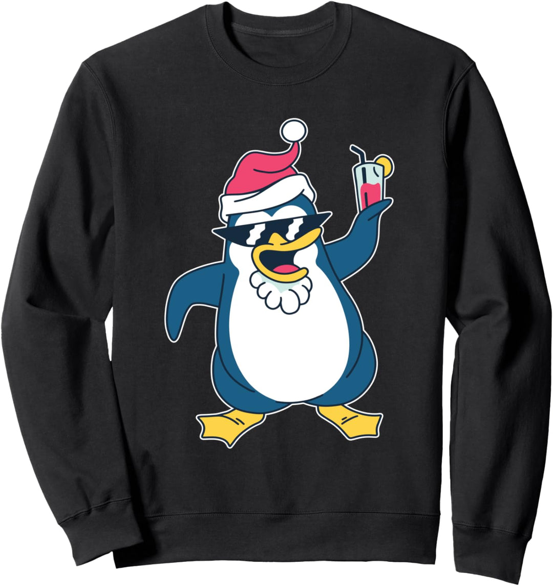 Weihnachtspinguin-Jubel Sweatshirt