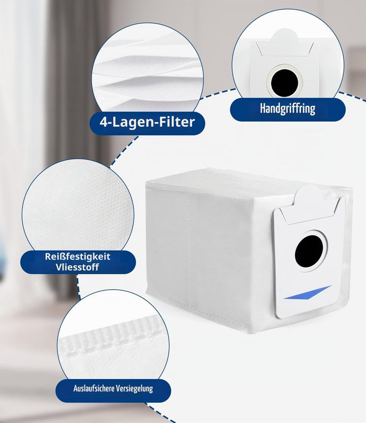 Ersatzteile Zubehörset für ECOVACS DEEBOT X5 Omni /X5 Pro Saugroboter