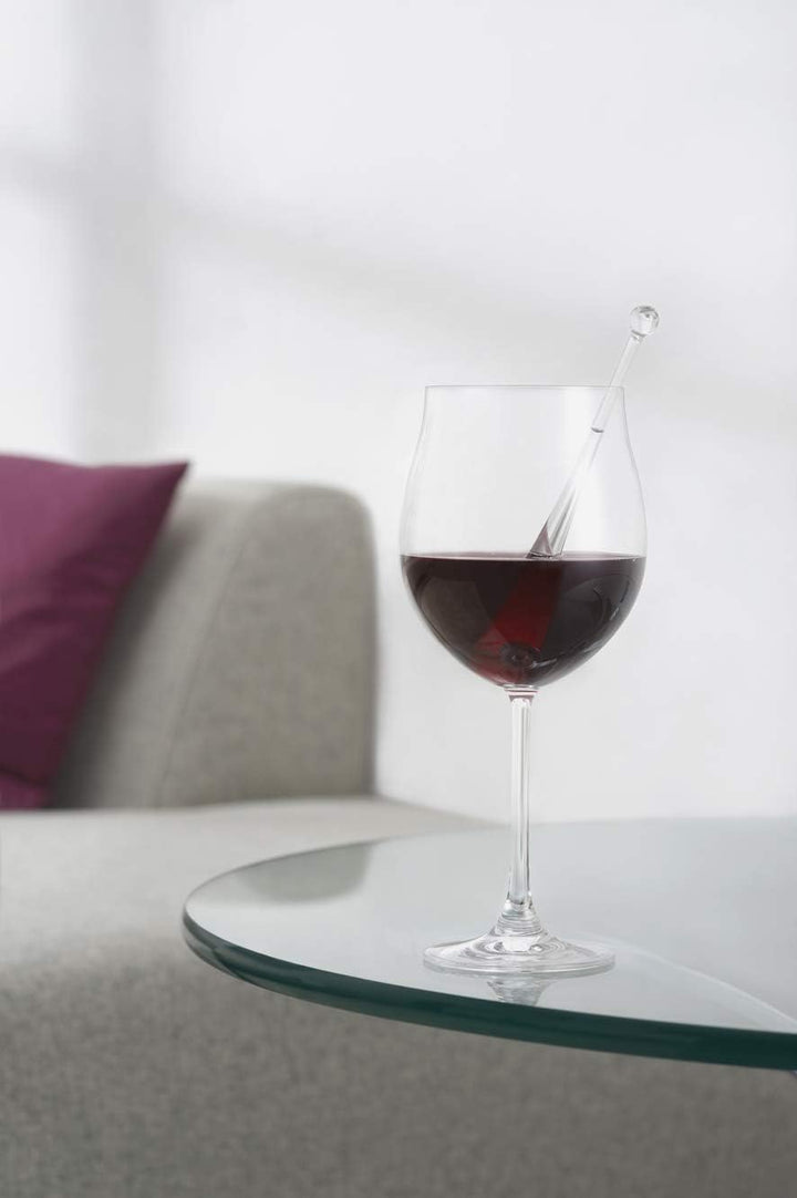 VitaJuwel Phiolino - Edelsteinstab-To-Go mit Amethyst, Granat undd Bergkristall (inkl. Lederetui), E