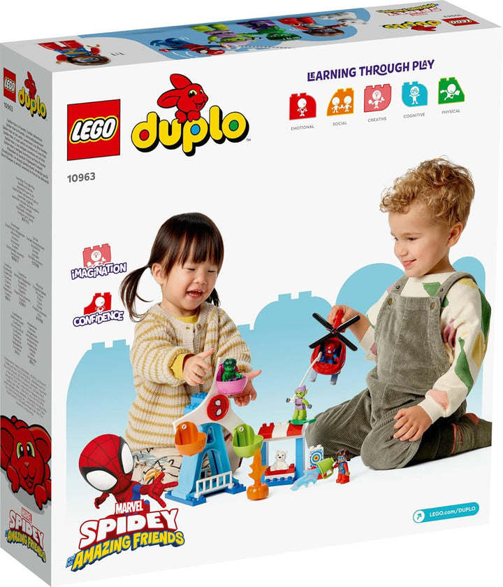 Lego Duplo 2er Set:10995 Spider-Mans Haus & 10963 Spider-Man & Friends: Jahrmarktabenteuer