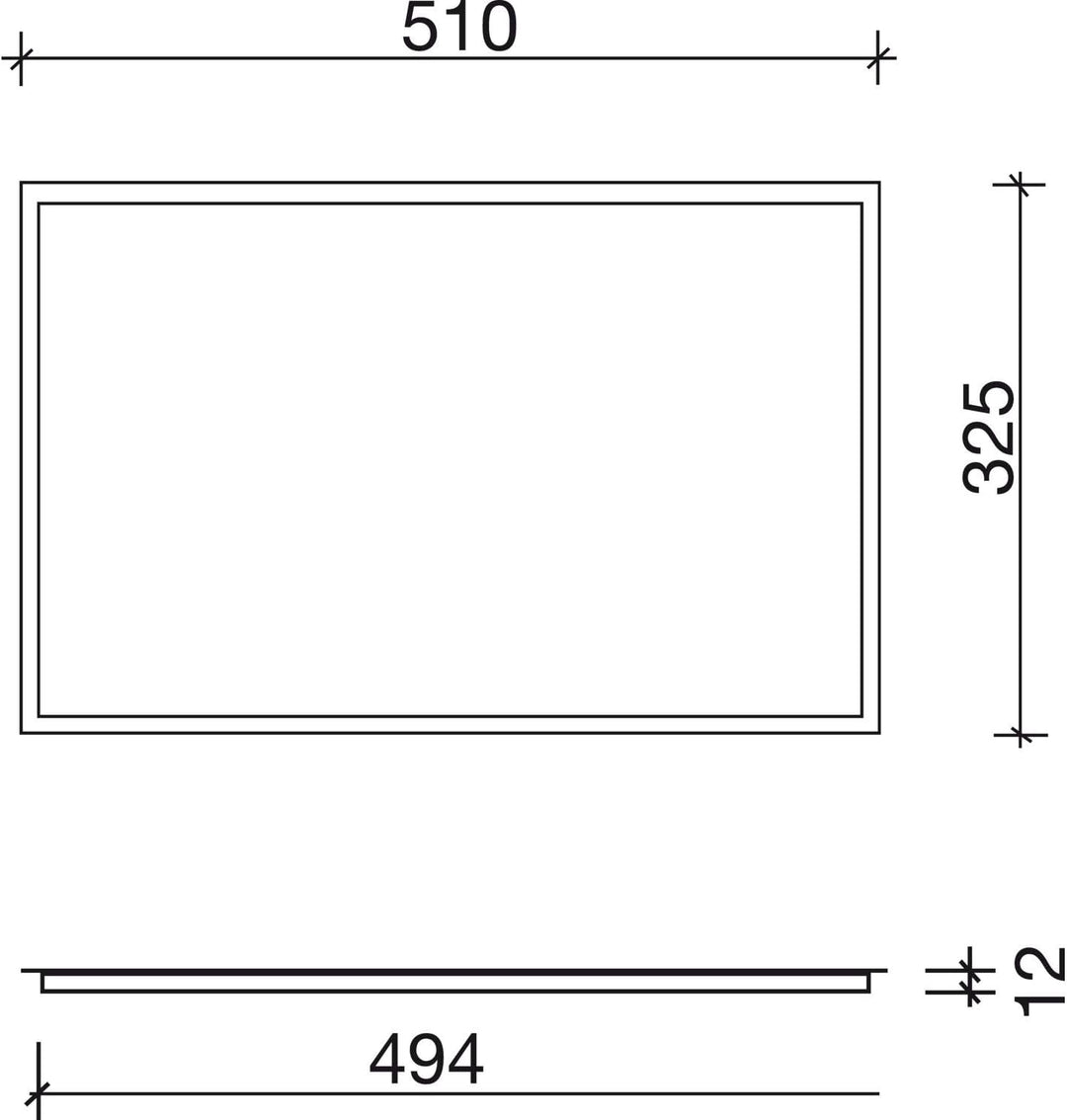 IDEENREICH Granitfeld gross, 51 x 32,5 x 1,2 cm, Galaxy Star, 1 Stück, Galaxy Star