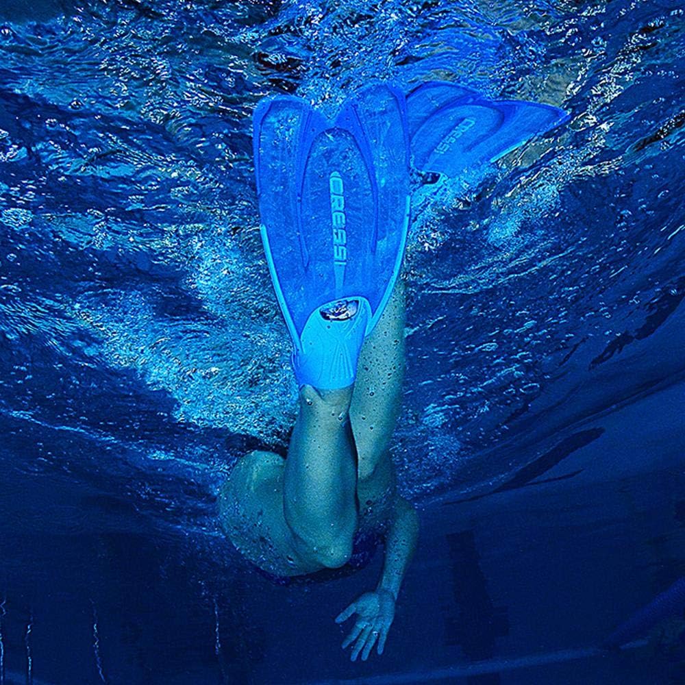 CRESSI Agua Fins - Self Adjusting Flossen für Tauchen, Apnoe, Schnorcheln und Schwimmen Aquamarine 3