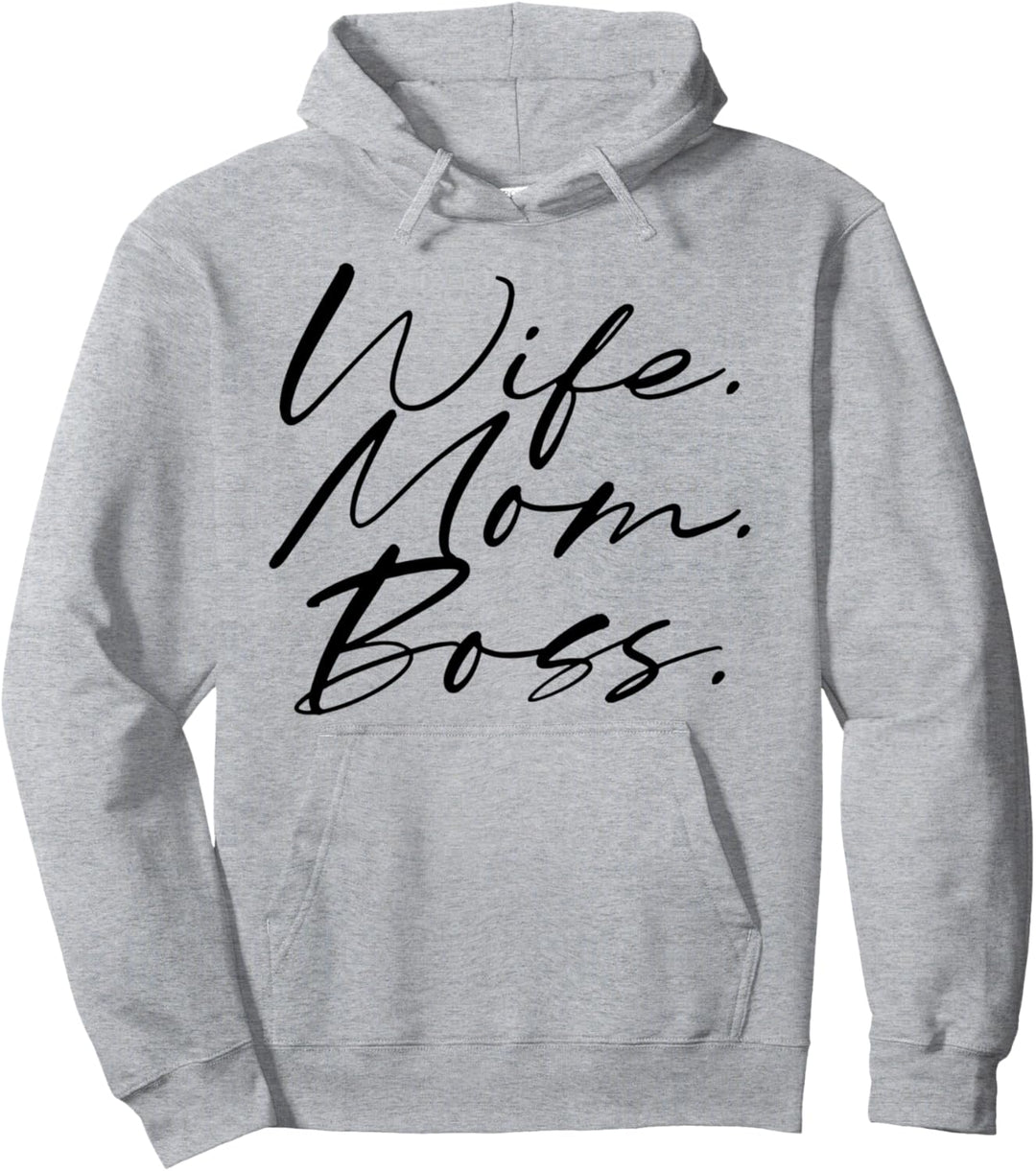 Mutter Mama Muttertag Wife Mom Boss Pullover Hoodie