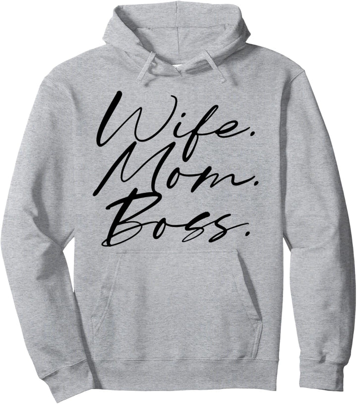 Mutter Mama Muttertag Wife Mom Boss Pullover Hoodie