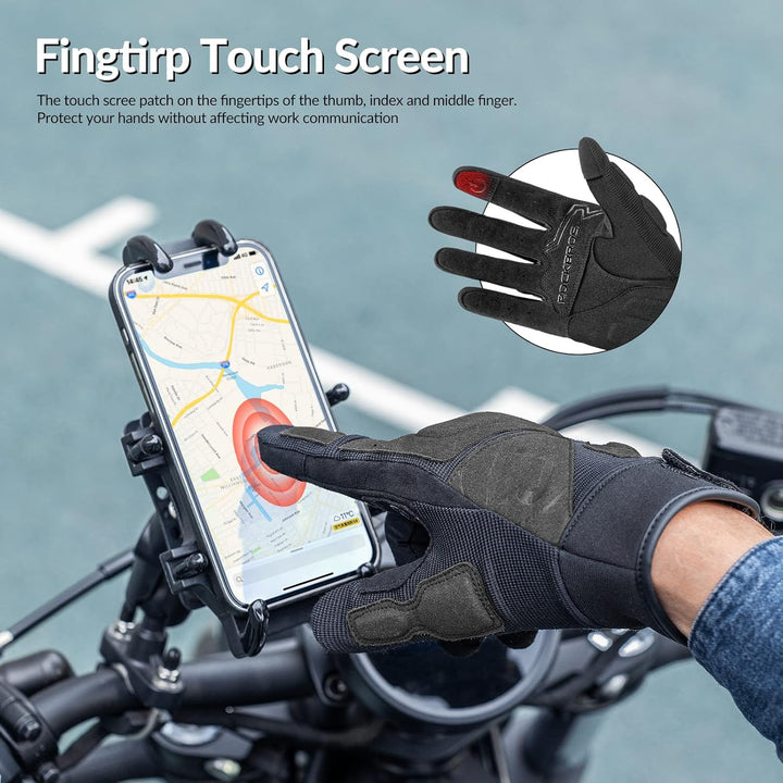 ROCKBROS Fahrradhandschuhe Damen Herren，MTB Handschuhe Touchscreen， Laufhandschuhe und Sport Handsch