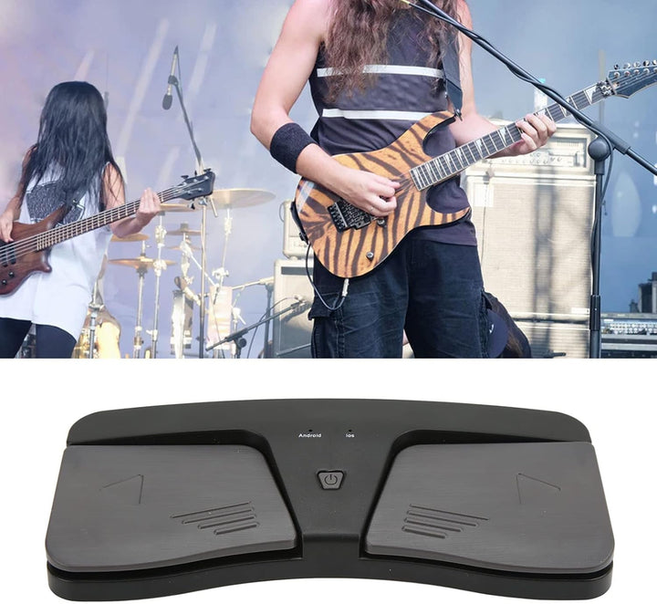 Hilfsmittel, Korrekturen, Musik-Page Turner Wireless Score Turning Foot Pedal Abs Zubehör Zum Spiele