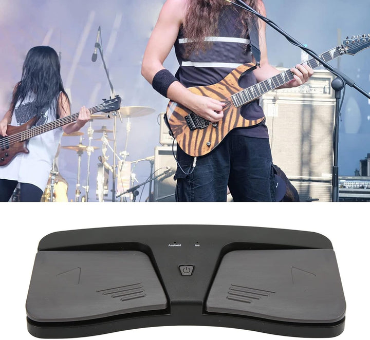 Page Turner, Portable Hands Smart Wireless Page Turner Pedal Universelles ABS-Material Gitarren Page