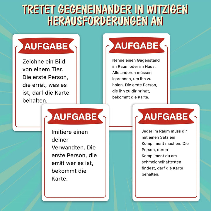 WIE GUT KENNST DU DEINE FAMILIE ? Das beliebte Familienspiel mit witzigen Herausforderungen und Frag