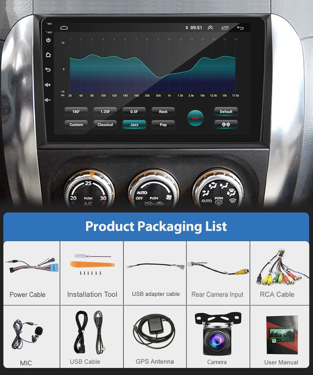 Android 11 Autoradio 2 Din für Suzuki SX4 2006-2013 FIAT Sedici 2005-2014 mit Wireless Carplay Andro