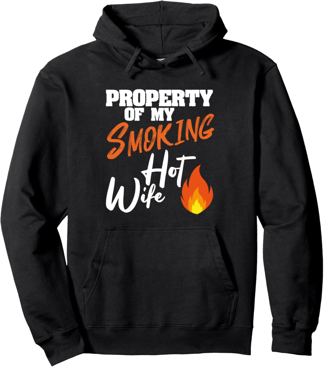 Husband Property of My Smoking Hot Wife Pullover Hoodie