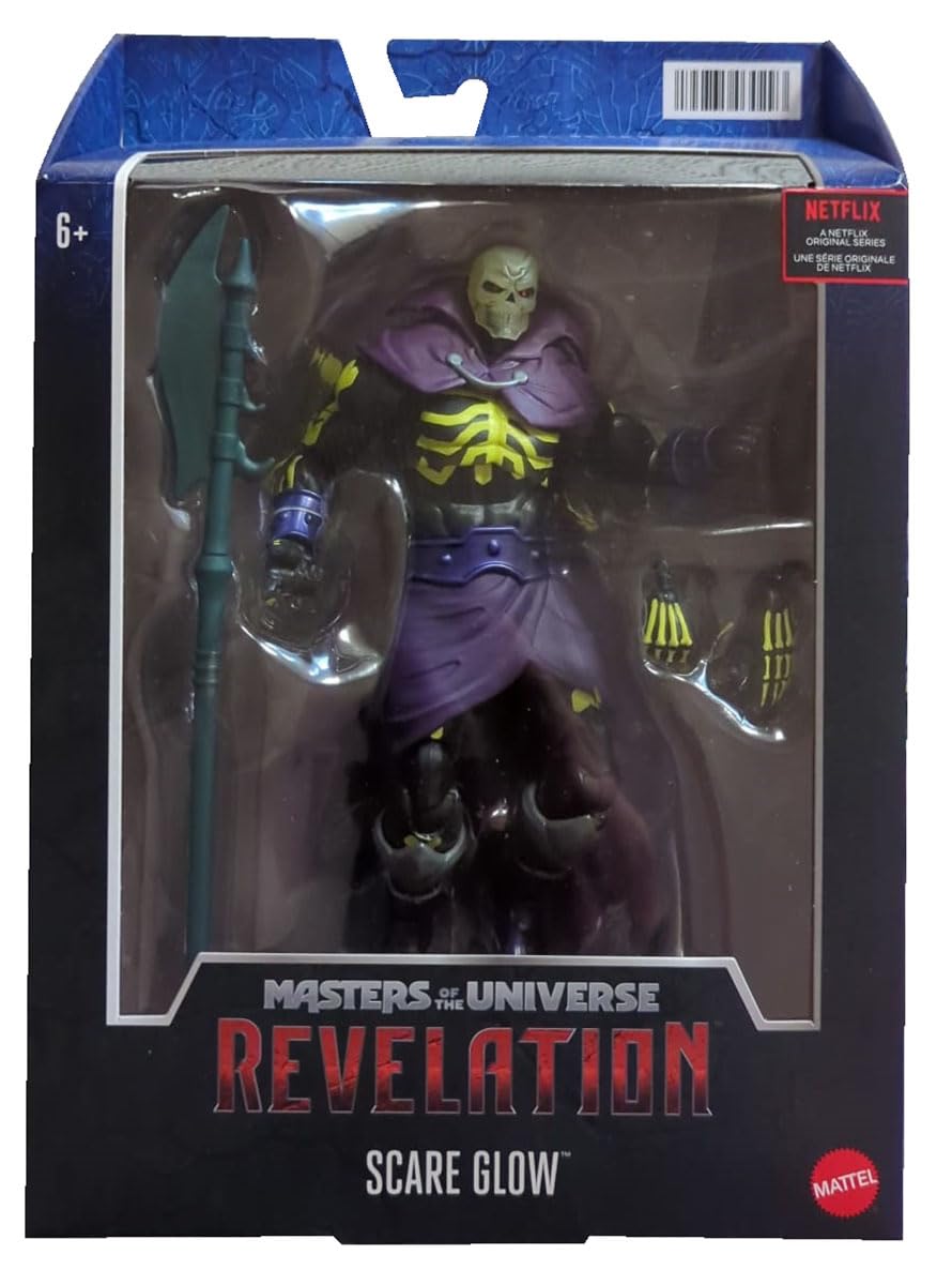 Masters of the Universe Masterverse Scare Glow Action Figure 7-in MOTU Battle Figures for Storytelli