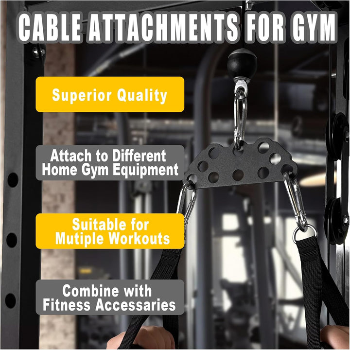 KORIKAHM Multi-Grip LAT Pull Down Bar für Home Gym Fitness, Spreizplatte LAT Pulldown Aufsätze für P