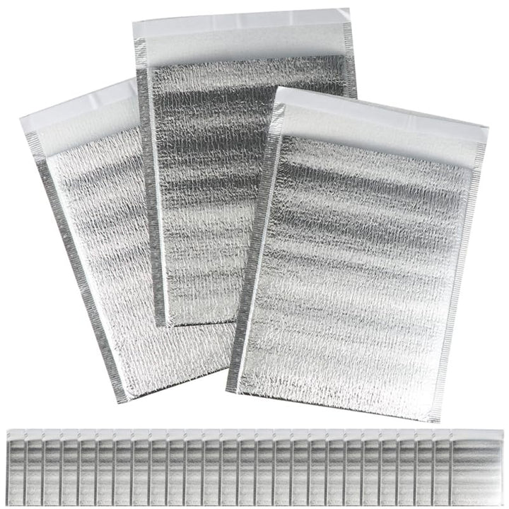 300 StüCk Isolationsbeutel Aus Aluminiumfolie Und Epe-Schaumstoff Tragbare WäRme- Und KäLteschutzbeu