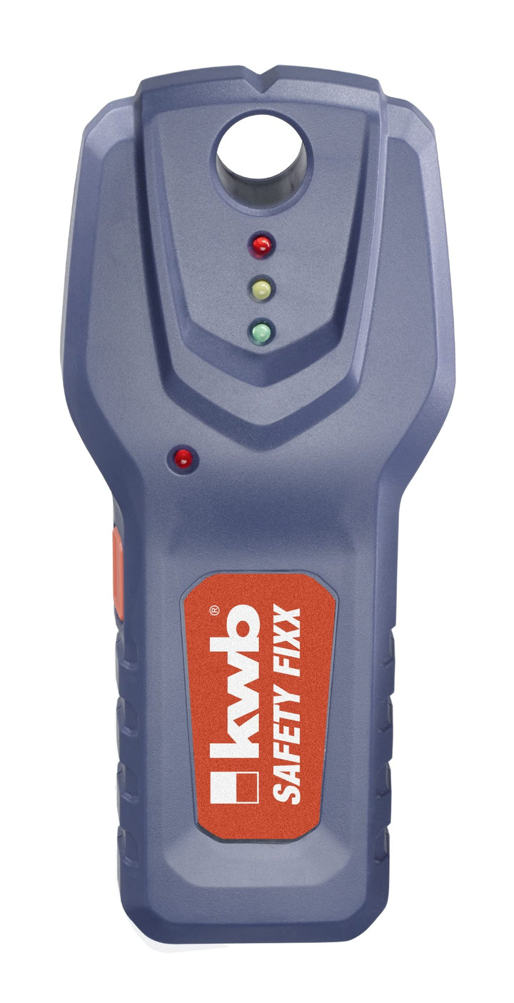 kwb Professional Leitungssucher Safety-Fixx (Ortungsgerät für Stromleitungen, Metalle, Holzbalken)