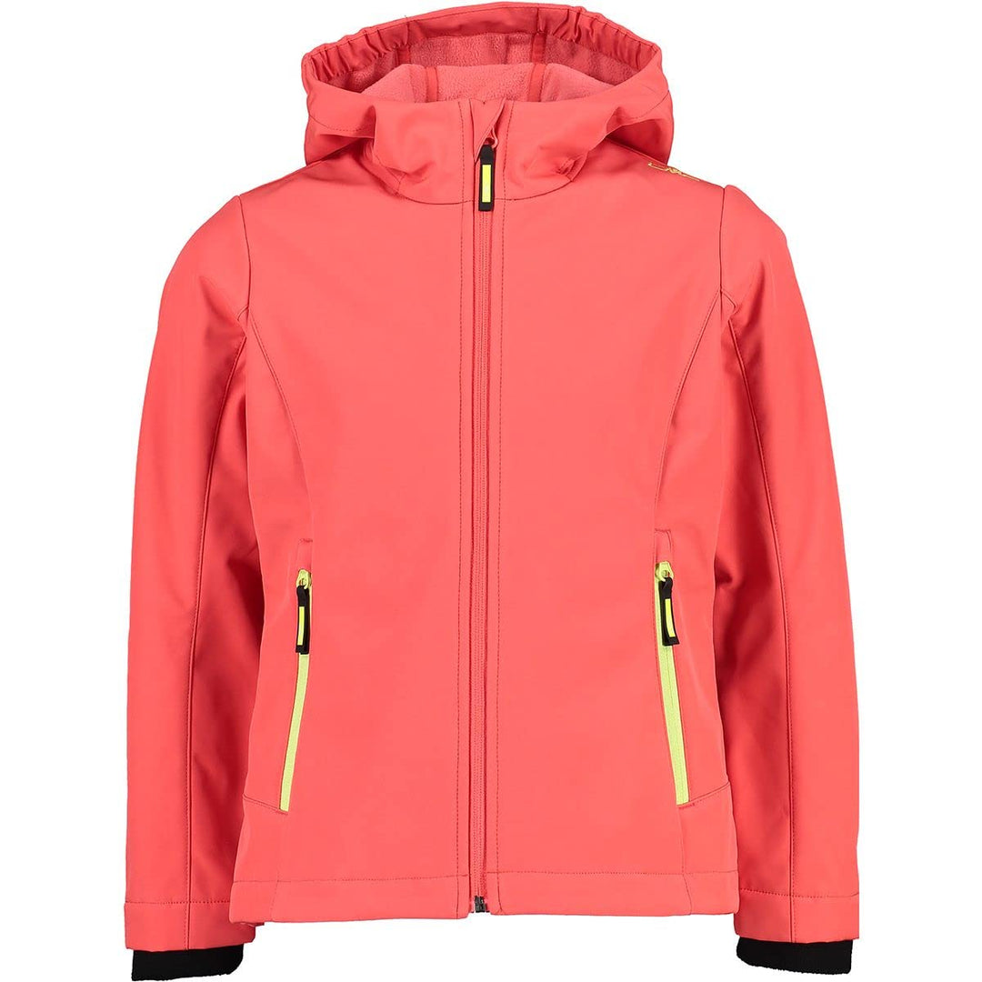 CMP Kinder Softshell Hoodie Jacke Softshelljacke Outdoorjacke 116 Red Kiss, 116 Red Kiss
