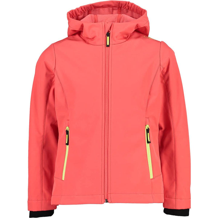 CMP Kinder Softshell Hoodie Jacke Softshelljacke Outdoorjacke 116 Red Kiss, 116 Red Kiss