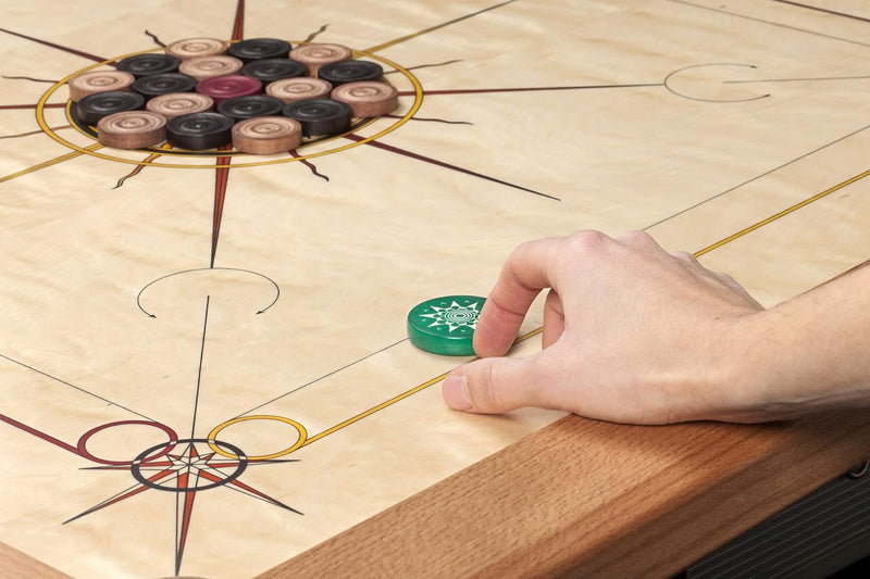 Philos 8230 - Carrom Superior, rot-orange-gelb, Geschicklichkeitsspiel