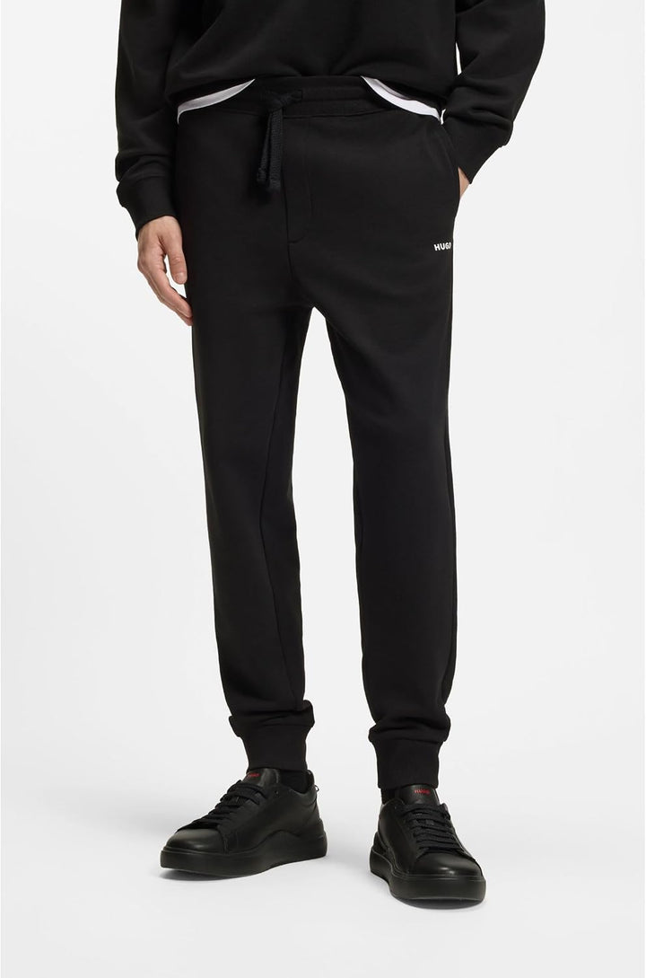 HUGO Herren Dayote232 Jogginghose aus Baumwoll-Terry mit Logo-Print XS Black1, XS Black1