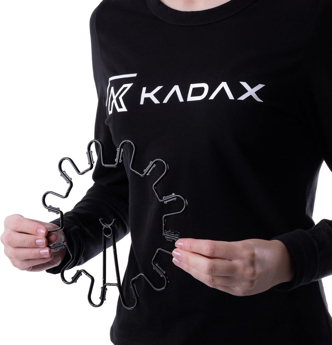 KADAX Staudenhalter Rund Ø 21 cm im 10er Set, Pflanzenhalter aus Kunststoff, Pflanzenstütze, Stauden