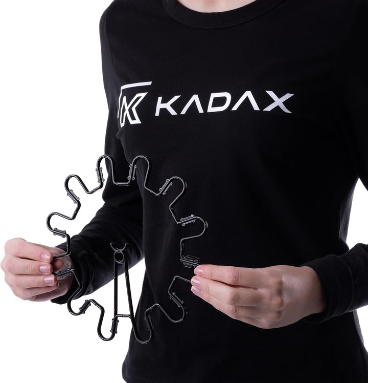 KADAX Staudenhalter Rund Ø 21 cm im 10er Set, Pflanzenhalter aus Kunststoff, Pflanzenstütze, Stauden