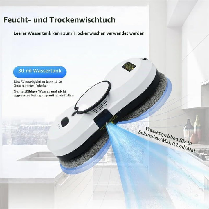 EagerMinds Fensterreinigungsroboter, 5600PA, automatisches Fensterreinigungssystem, für alle glatten