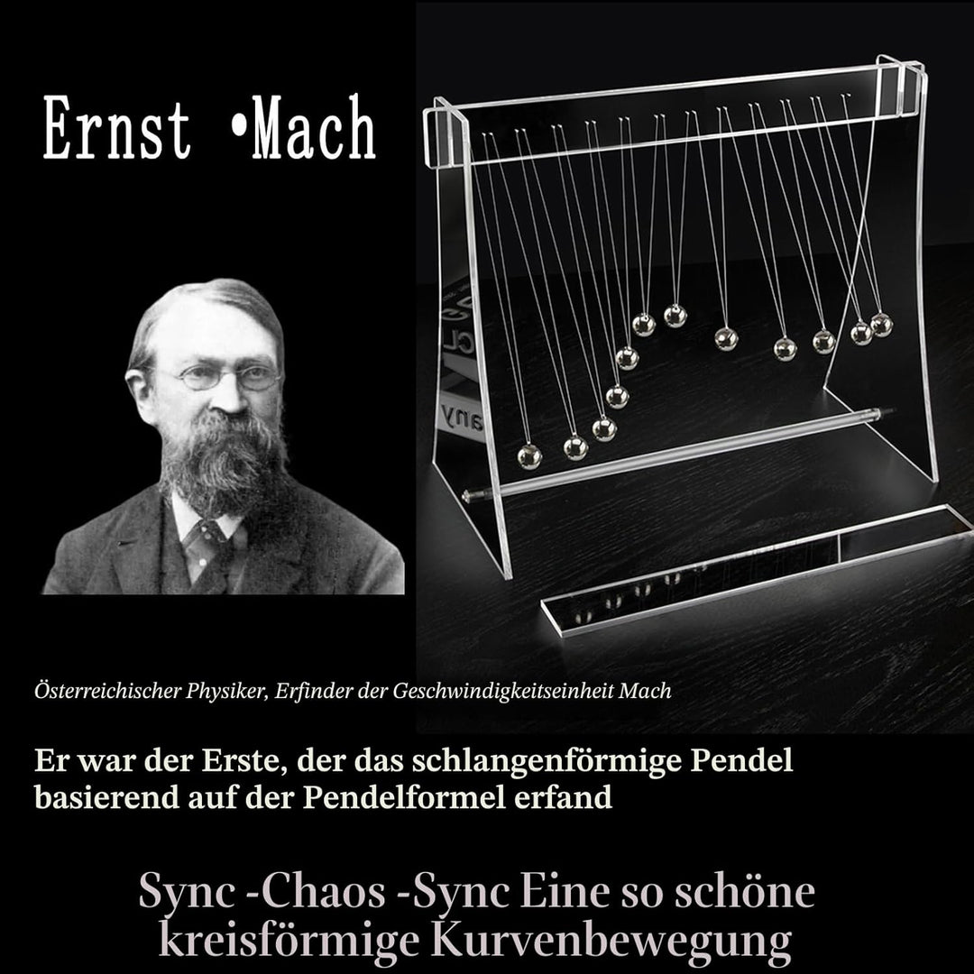 Pendelwelle, Physikalische Wissenschaft, Schreibtisch-Dekoration: 12 Bälle, keine Newton-Wiege