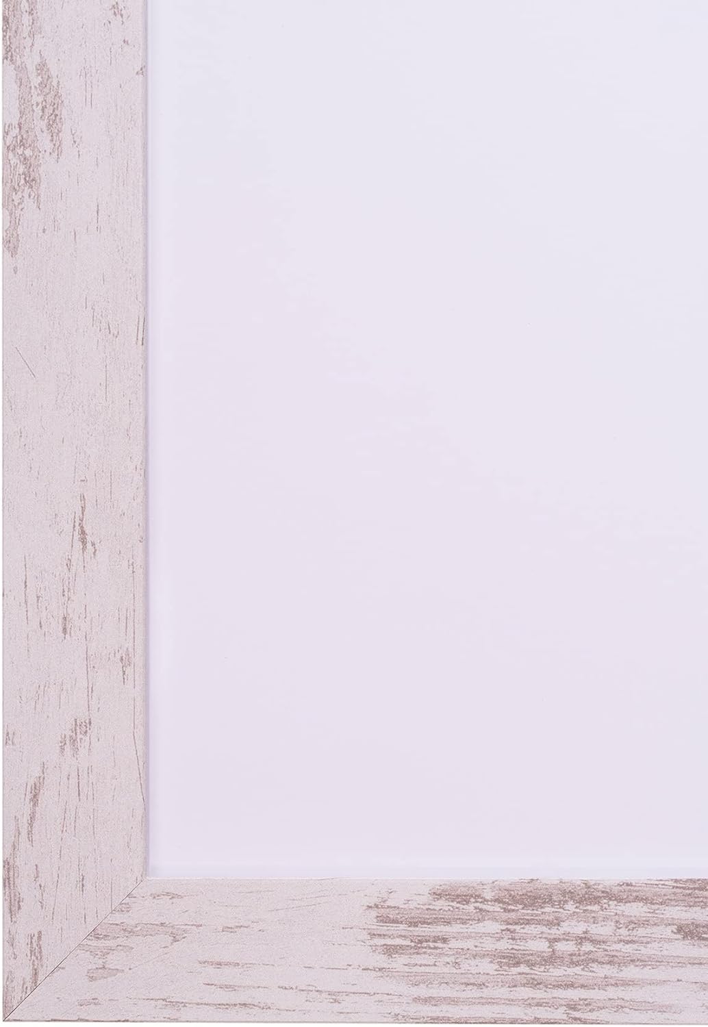 Rahmendesign24 Puzzlerahmen Milano für Puzzle ca. 500-1000 Teile 37.5x98cm 98x37.5cm Weiss Vintage m