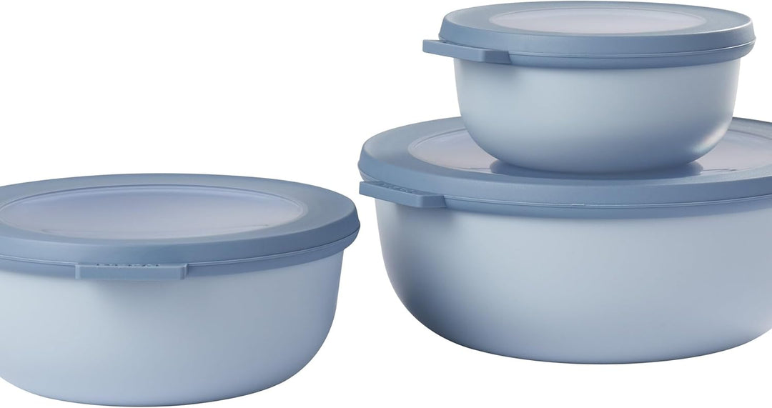 set cirqula rond 3-delig (350+750+1250) - nordic blue Nordic Blue Set 3-teilig (350, 750, 1250 ml)