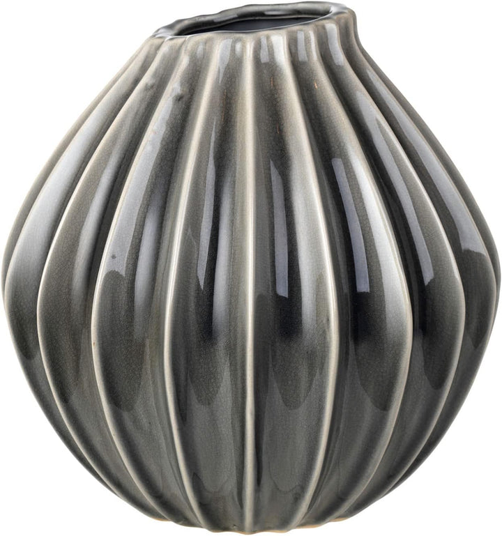 Broste Copenhagen 14445168 Vase, Keramik, Braun 25cm Braun, 25cm Braun