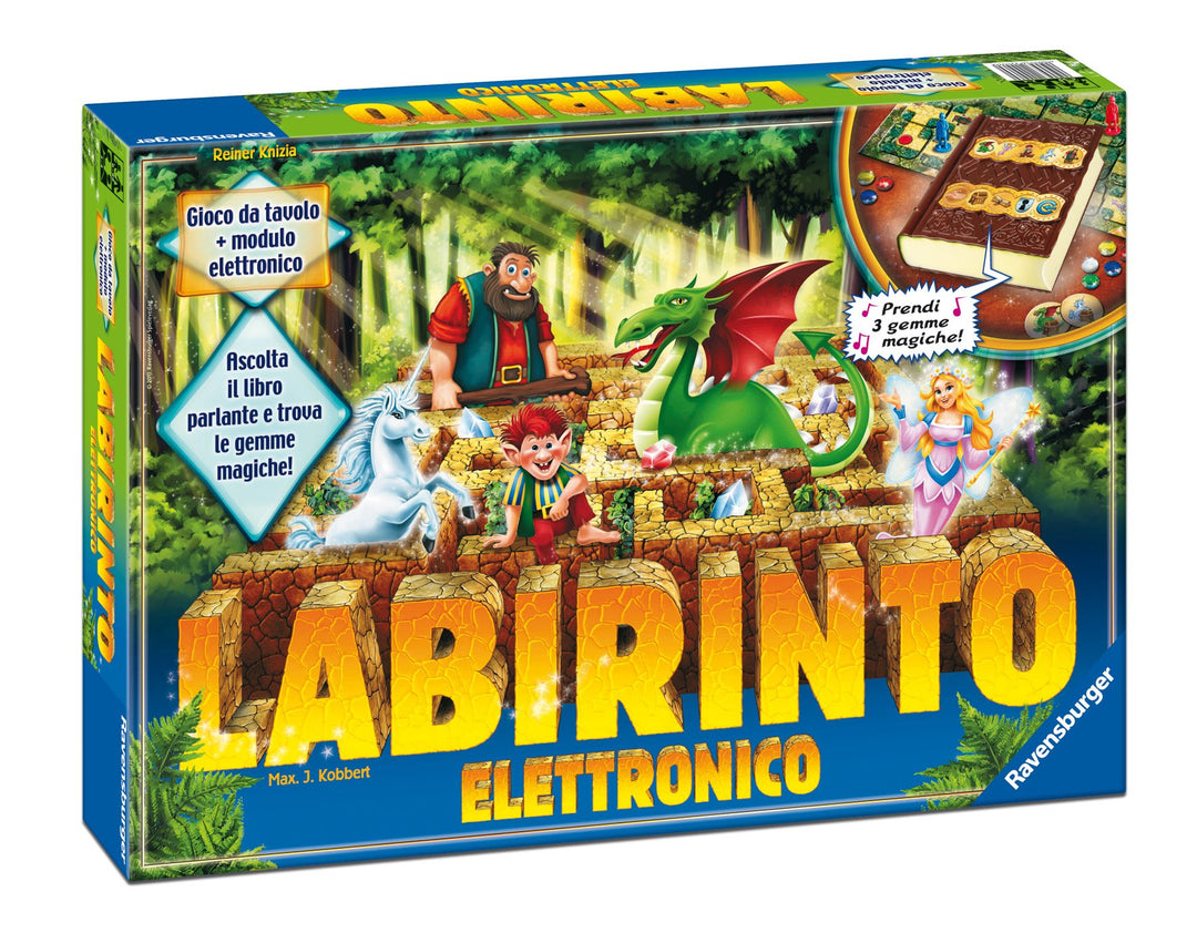 Ravensburger Italy - Elektronisches Labyrinth Brettspiele, Mehrfarbig, 26552