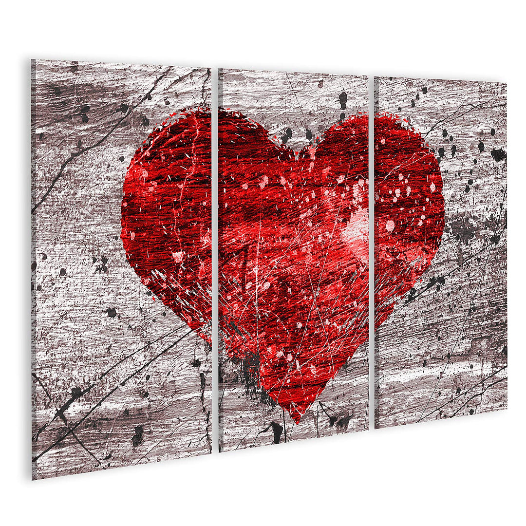islandburner Bild auf Leinwand Grunge Hintergrund Mit Abstraktem Herz Bilder Wandbilder Poster Leinw