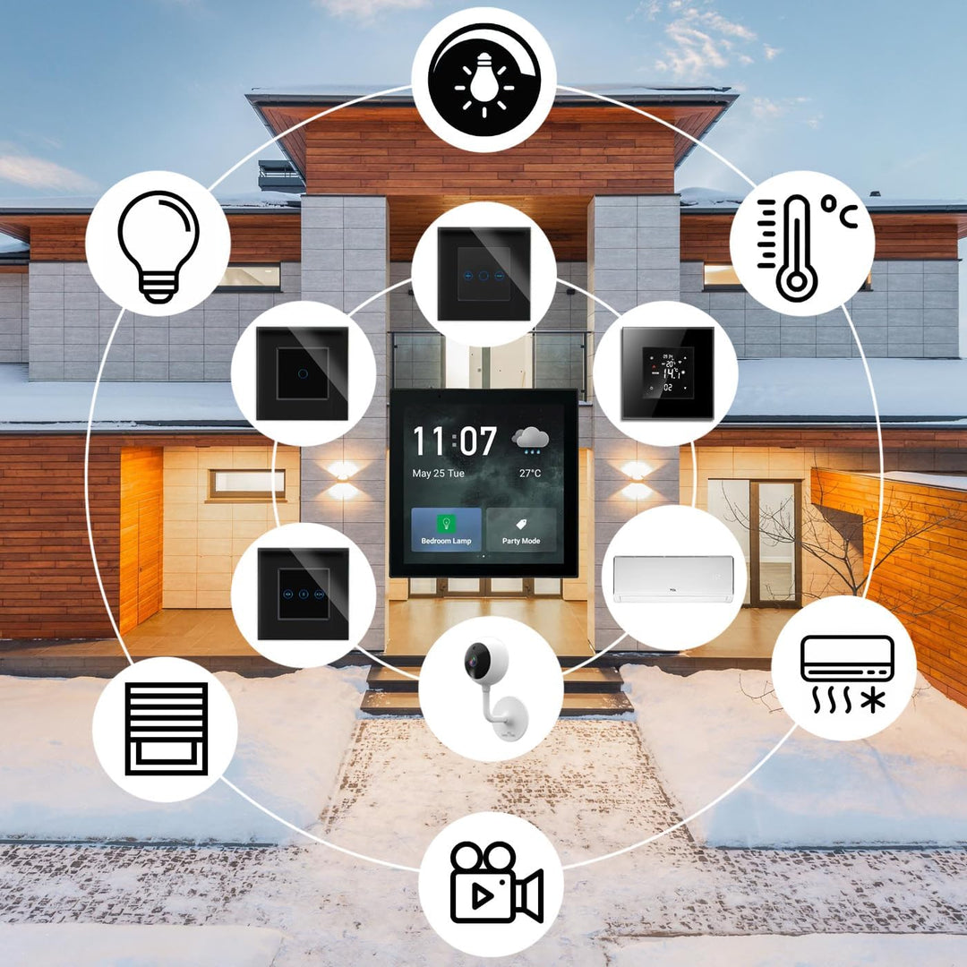 Luxus-Time Digitales WiFi Raumthermostat Heizungsthermostat Modul externen Sensor Thermostat Fussbod
