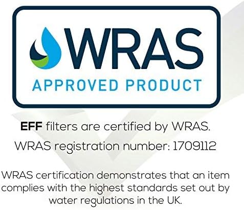 EcoAqua EFF-6025A Kühlschrankwasserfilter Kompatibel mit Bosch Ultra Clarity 644845, KAD62A70, KAD62