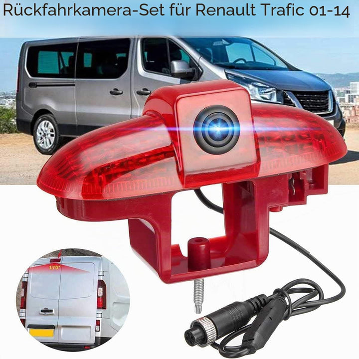 Rückfahrkamera Vivaro Kamera an 3. Bremsleuchte Dachkante Einparkhilfe (NTSC) für Vauxhall Vivaro X8