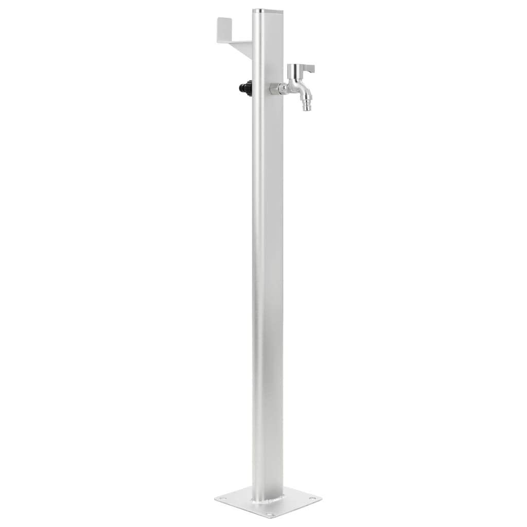 Festnight Garten-Wassers?ULE Aluminium Rund 95 cm | Wasserzapfs?ULE Garten Zapfs?ULE S?ULE