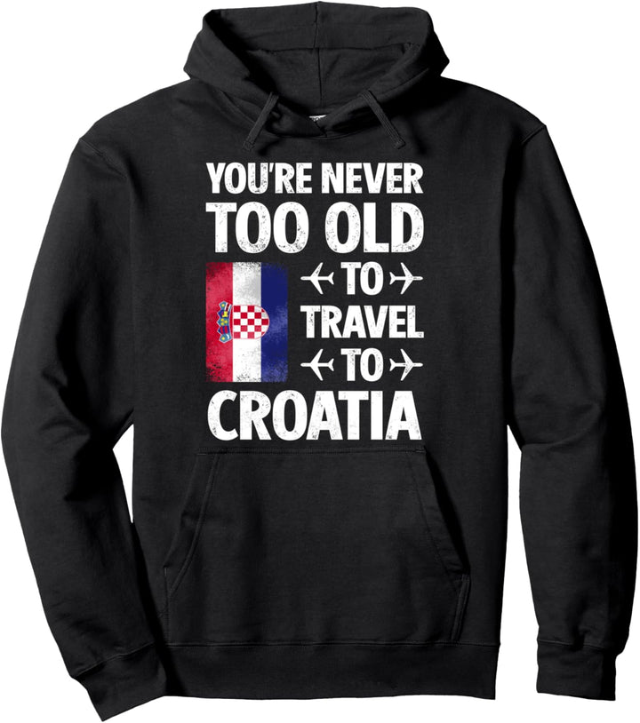 Kroatien Kroatische Wurzeln Kroatisches Erbe Stolz Kroatische Flagge Pullover Hoodie