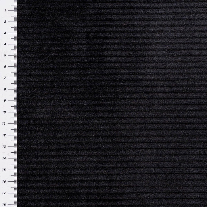 SCHÖNER LEBEN. Zugluftstopper Cord Baumwolle grob schwarz div Grössen, Auswahl:100cm Länge ca. 100x1