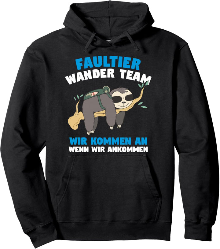 Faultier Wanderteam Pullover Hoodie