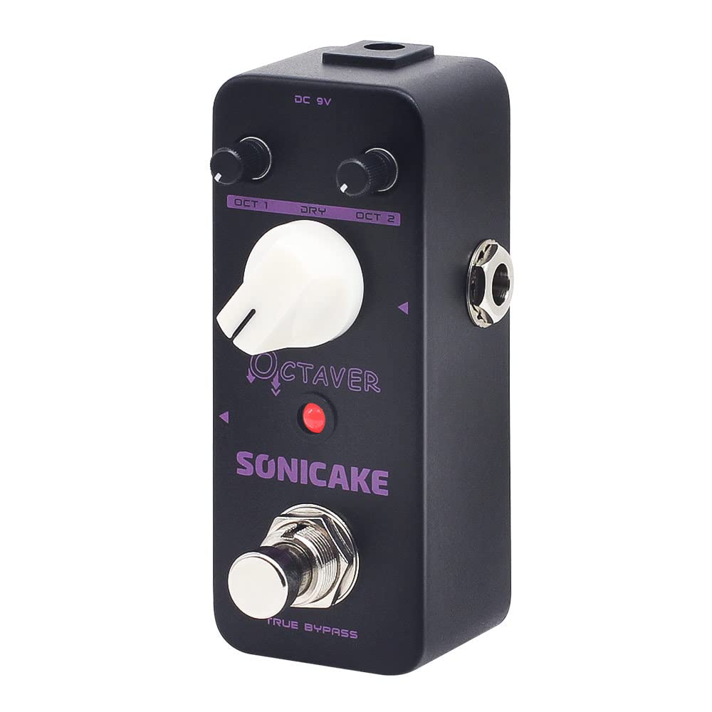 SONICAKE Octave Guitar Pedal Octave Gitarren Bass Effektpedal Analog Classic Octaver True Bypass, Oc