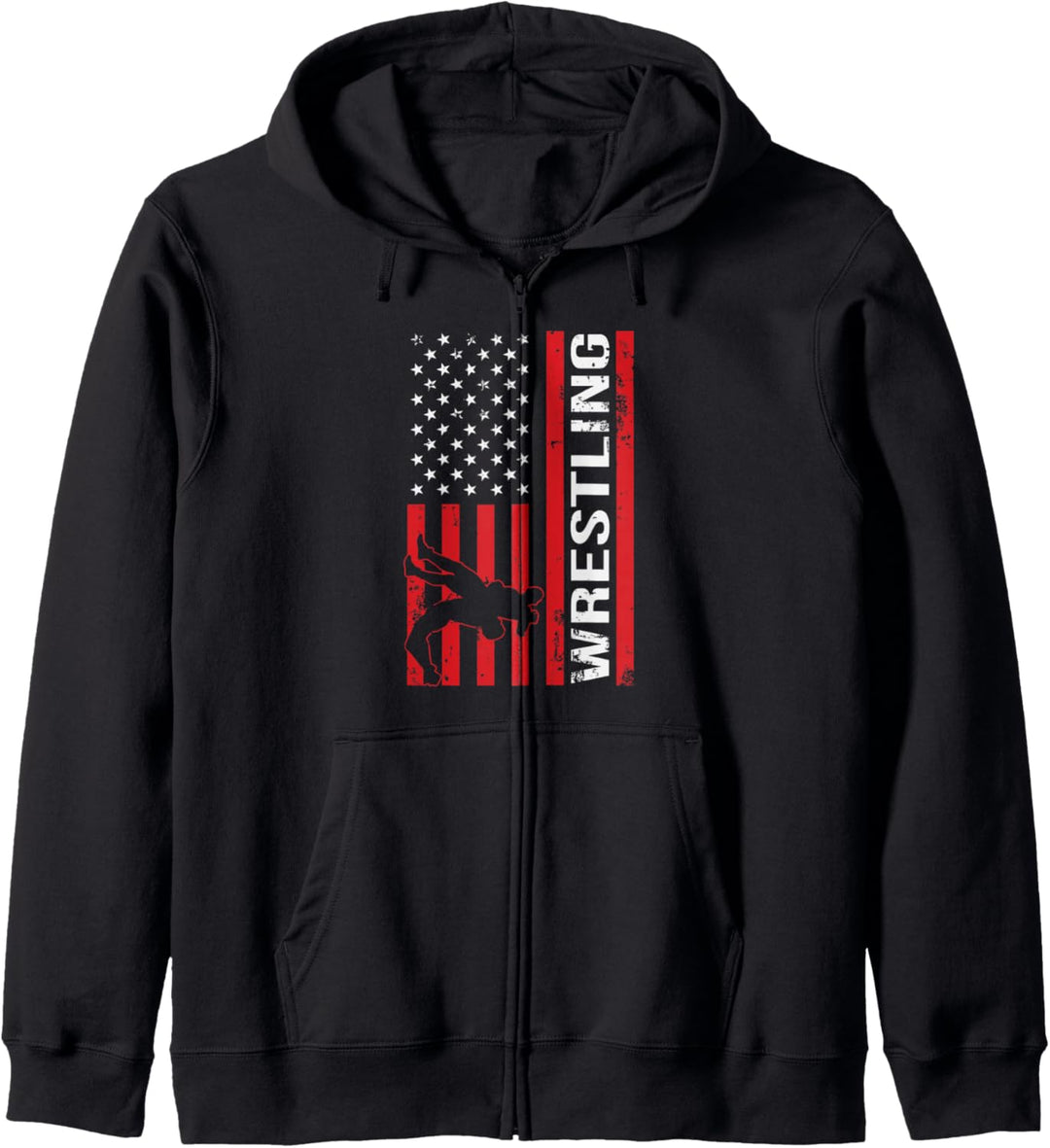 American Flag Competitive Wrestling Team Kapuzenjacke