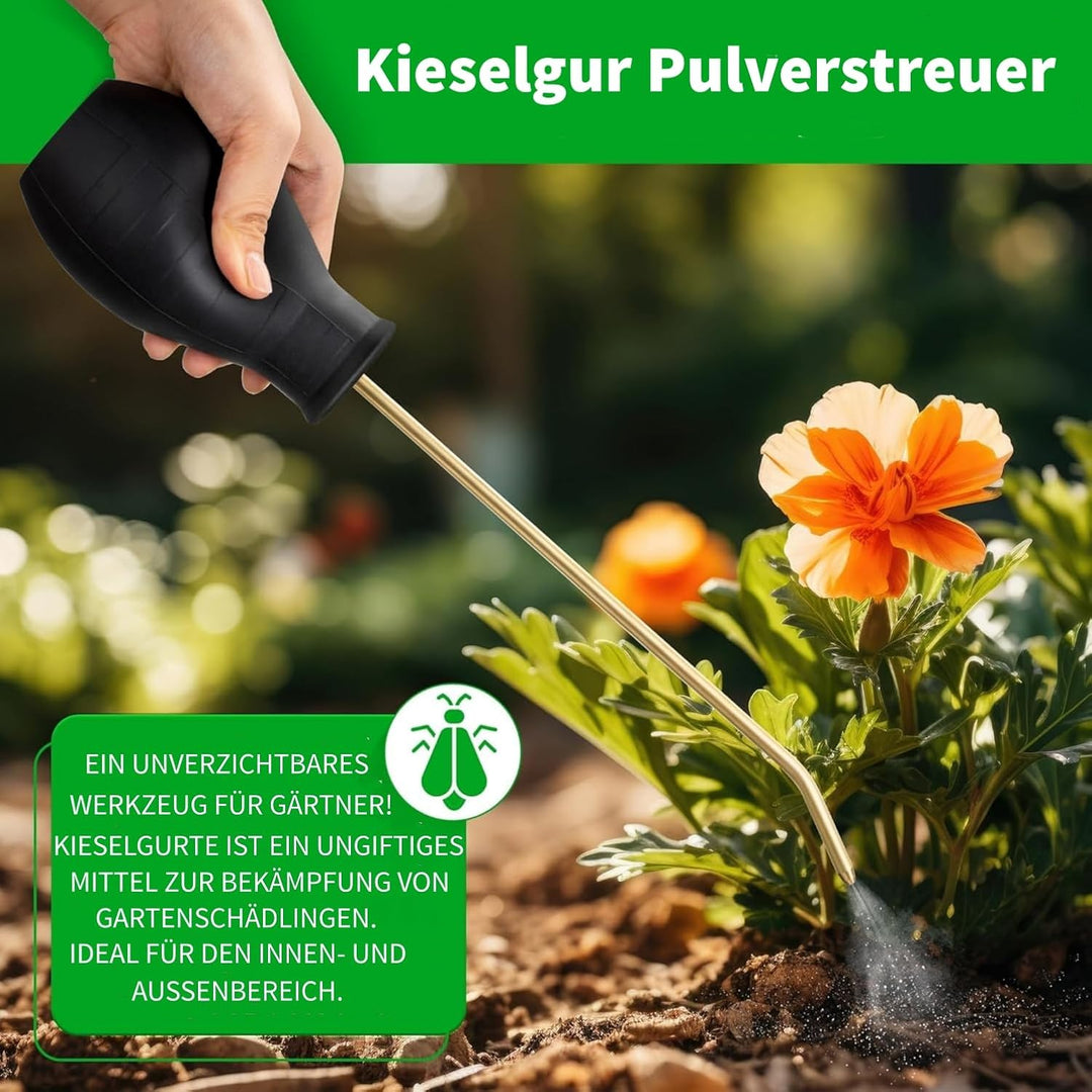 Kieselgur Pulver Staubwedel, Hand Powder Sprinkler Powder Duster pulverzerstäuber, kieselgur zerstäu